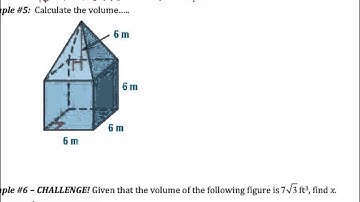 12.5: Volume of Pyramids and Cones