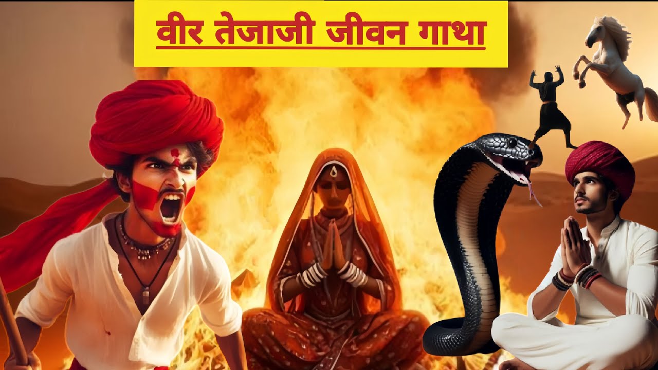 वीर तेजाजी जीवन गाथा 🚩😊#facts #veertejaji #tejaji #jaat #history #tejal #godhistory