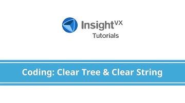 Insight VX Tutorials: iTab - Coding (Clear Tree & Clear String)