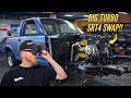 I Finally Mounted the eBay TURBO on my SRT4 Swapped DAKOTA!