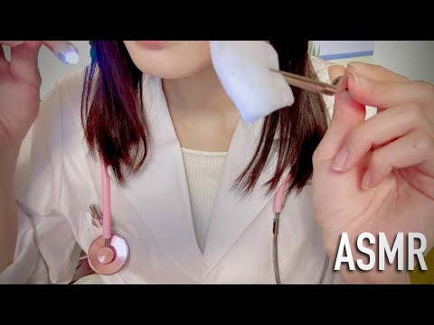 ASMR 耳鼻科ロールプレイ 日本語字幕☑ 静かな耳の診察 小声