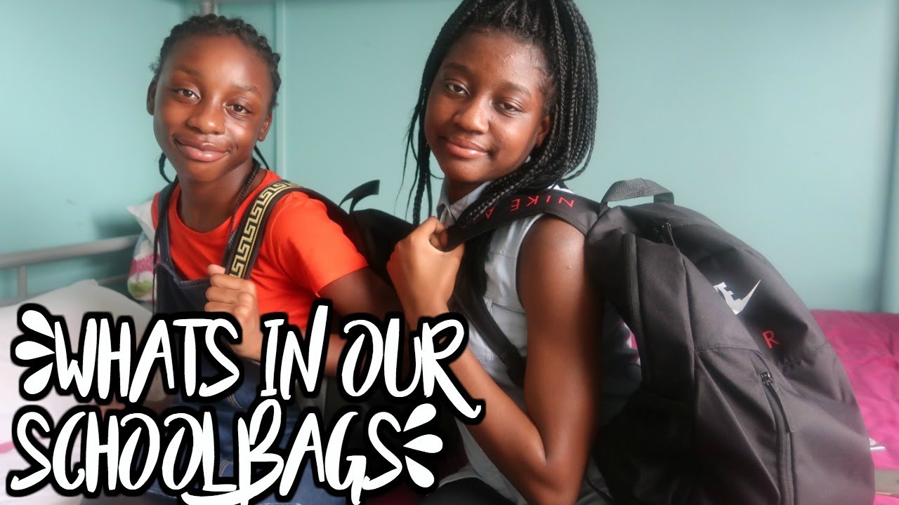 WHAT'S IN OUR SCHOOL BAGS!