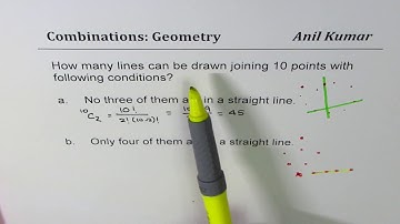 How many combinations of lines can be formed by 10 points DSSSB Maths