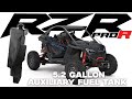 Pro R 2 Seat 5.2 Gallon Auxillary Fuel Tank from RPM!