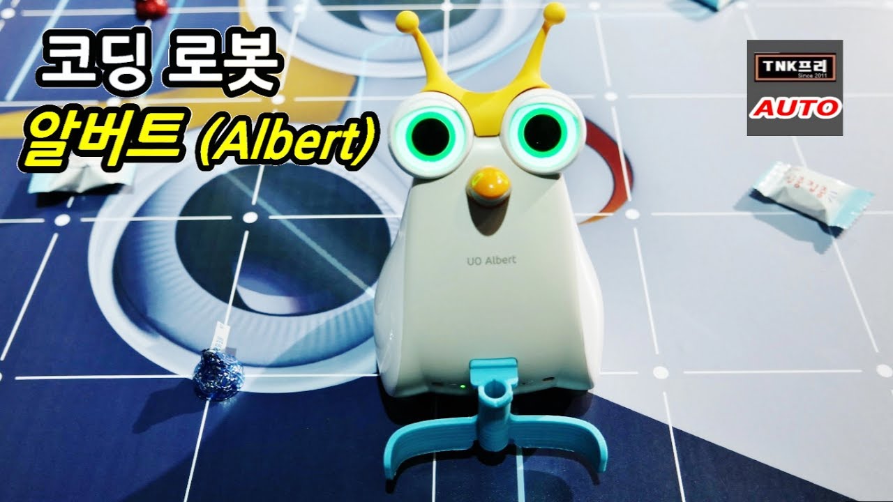 유아용 코딩 로봇 알버트 ( Smart Coding Robot Albert) - YouTube
