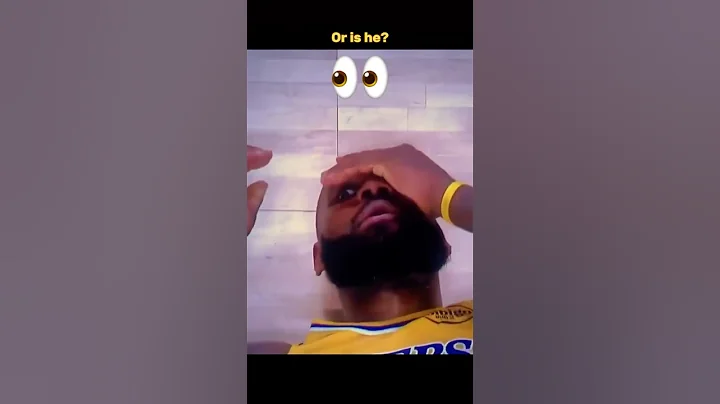 When LeBron forgot cameras can see everything 😭 #nba #basketball