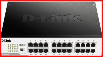 D-Link Ethernet Switch, 24 Port Gigabit Unmanaged Fanless Network Hub Desktop or Rack Mountable