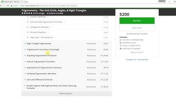 Trigonometry Course, Basic Introduction, Unit Circle, Sin Cos Tan, Right Triangles