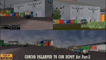 Palanpur Concor Depot Act Part 2 | Mahesana Jn. To Kalol