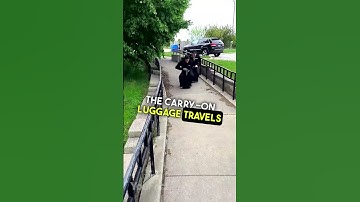 This suitcase moves on its own