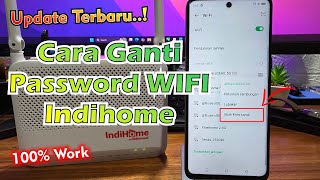How to Change Indihome WIFI Password