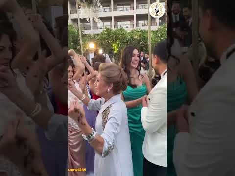 أجواء مليئة بالفرح بحفل زفاف أنس شقيق أصالة نصري بحضور والدته وابنته اصالة