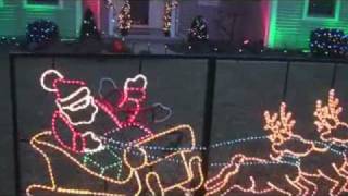 Daytime walk through of Led Christmas Lights