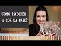 Como escolher a cor da base com Natura Una Radiance e Matific - 18 tons