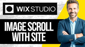 How to Make Image Scroll With Site in Wix Studio