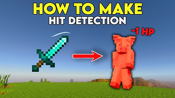How to Make Hit Detection in Minecraft Bedrock!