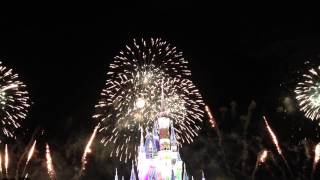 Disney World Magic Kingdom New Years 2013 Fireworks