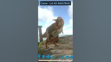 How NOT to Tame a Carno #arksurvivalevolved #dinosaur #ark #arksurvival #gaming #arkmobile #shorts