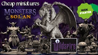 CHEAP MINIATURES for Dungeons and Dragons D&D - Monsters of Sol'an from Wildspire