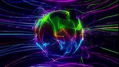 DAVE FX - Colorful Energy Flow in a Rotating Vortex Abstract Loopable Background