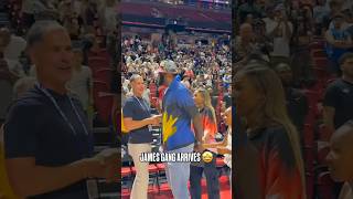 Lebron Pulls Up To Watch Bronny & Lakers Summer League Team