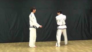 ITF TKD 3step sparring no.3.wmv