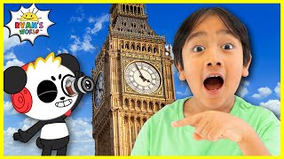 Learn Big Ben for Kids | Famous Landmarks around the world with Ryan's World