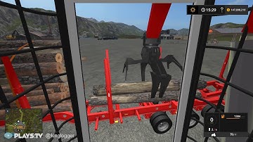 FS17 Logging: Cleaning Up a Deck At The Mill