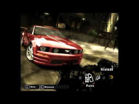 Customizing Stock Mustang Into The Ford Mustang 2014 Model In NFS MW 2005