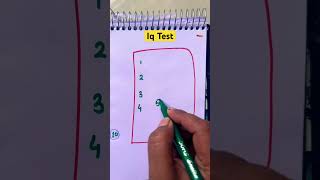 Draw a checkered path with number 1 to 10 #drawing#line#shorts#maths#quiz#funny#games