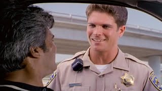 CHiPs '99 (1998) | Ponch gets pulled over by Officer Roulette for speeding |