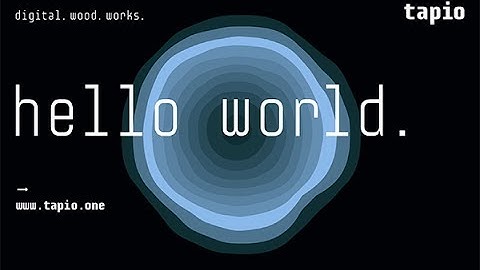 Introducing tapio – The IoT Platform for the Wood Industry | Stiles Machinery