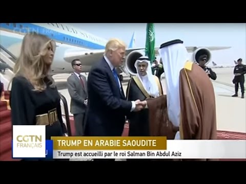 Trump est accueilli par le roi Salman Bin Abdul Aziz