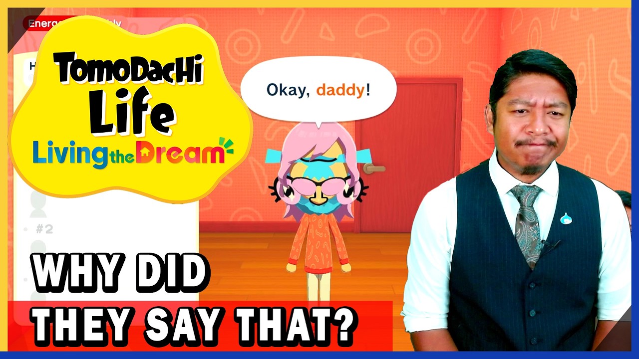 Nintendo is launching a game that says "Ass butt" out loud. Tomodachi Life: Living the Dream