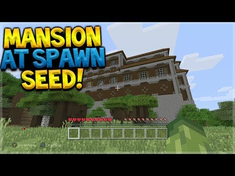 Woodland Mansion At Spawn Minecraft Co マインクラフト お勧めseed値 Ps Vita Ps3 Ps4 Naver まとめ