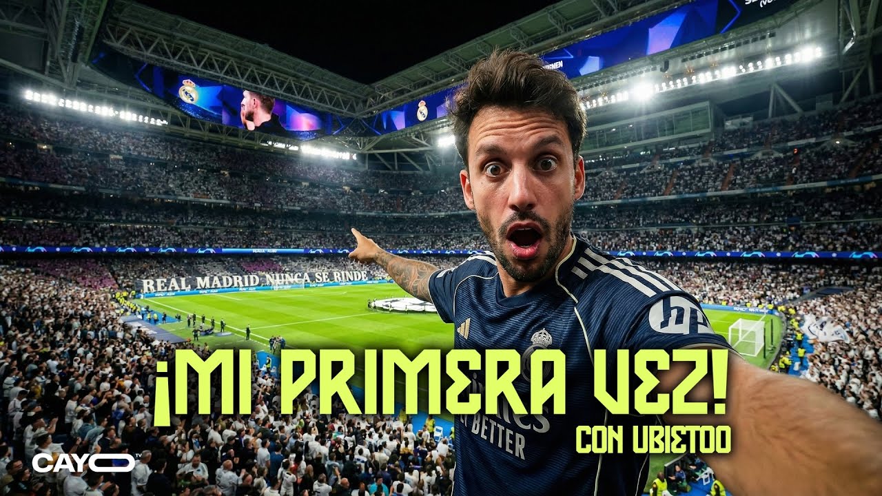 🤯ALUCINO CON EL BERNABÉU... PRIMERA VEZ QUE VOY