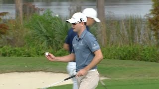 Zach Johnson sinks 18-foot birdie at Hero