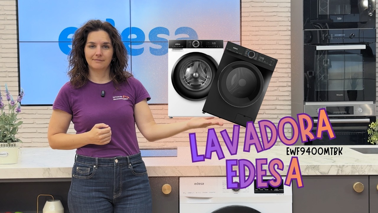 💧 Edesa EWF9400WH | Lavadora de 9 kg muy eficiente y programa antialergia