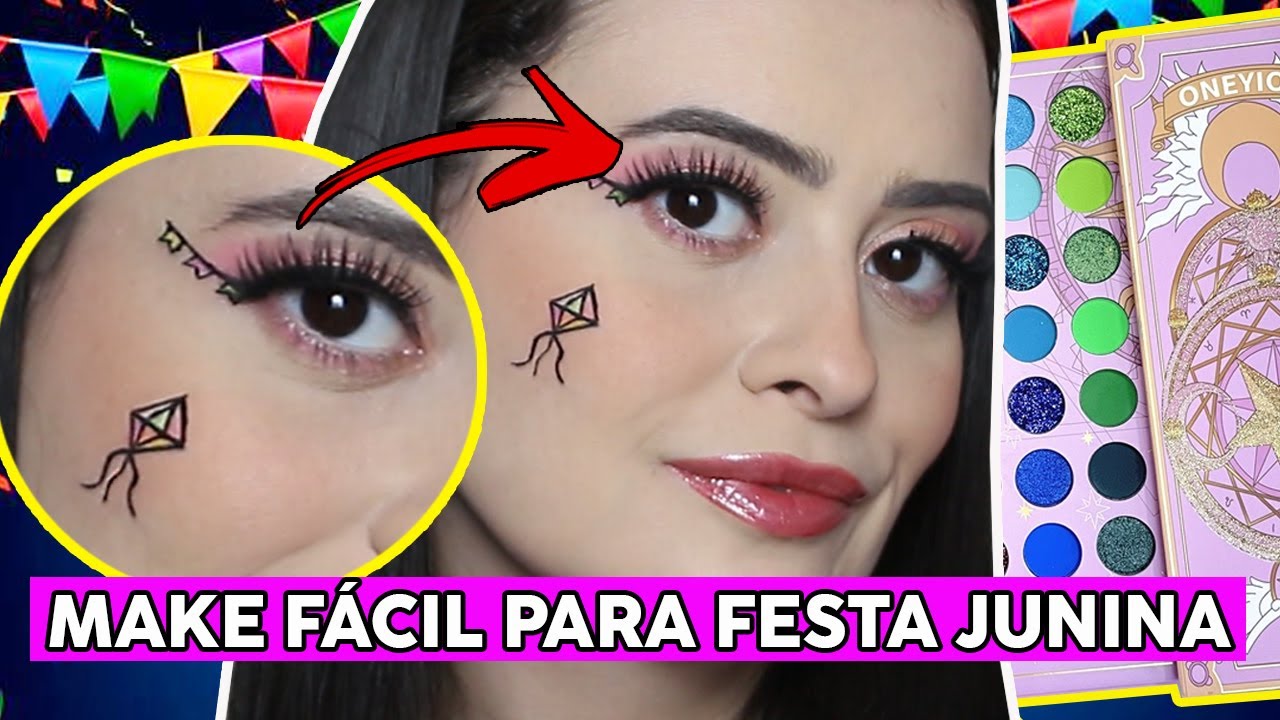 Como fazer maquiagem para festa junina delineado｜Pesquisa do TikTok