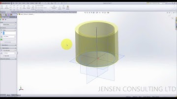 How to use the Boss Extrude Thin Feature in Solidworks - Tutorial