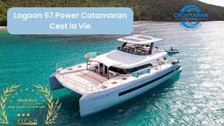 Lagoon 67 Power Catamaran Walkthrough W/Commentary