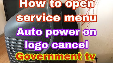Government tv leanth kit service menu