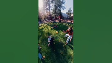Crazy shot with the Insta 360 and Spikeball!! #insta360 #contentcreator #shorts ￼