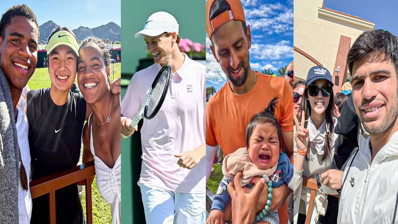 Alex Eala, Sinner, Alcaraz, Djokovic Surprise Fans & Friends | Indian Wells 2026