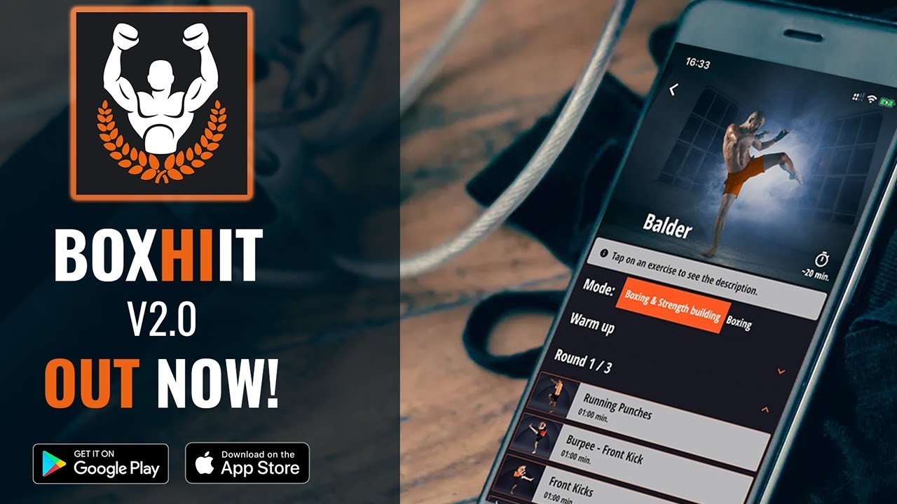 Boxit App BOXING KICKBOXING WORKOUT APP - BOXHIIT - YouTube