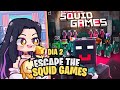 CRYSTAL MOLLY JUEGA ESCAPE THE SQUID GAMES DIA 2 🥰