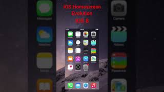 IOS Homescreen Evolution #iphone #apple #ios #shorts #likesharesubscribe #comment #notification