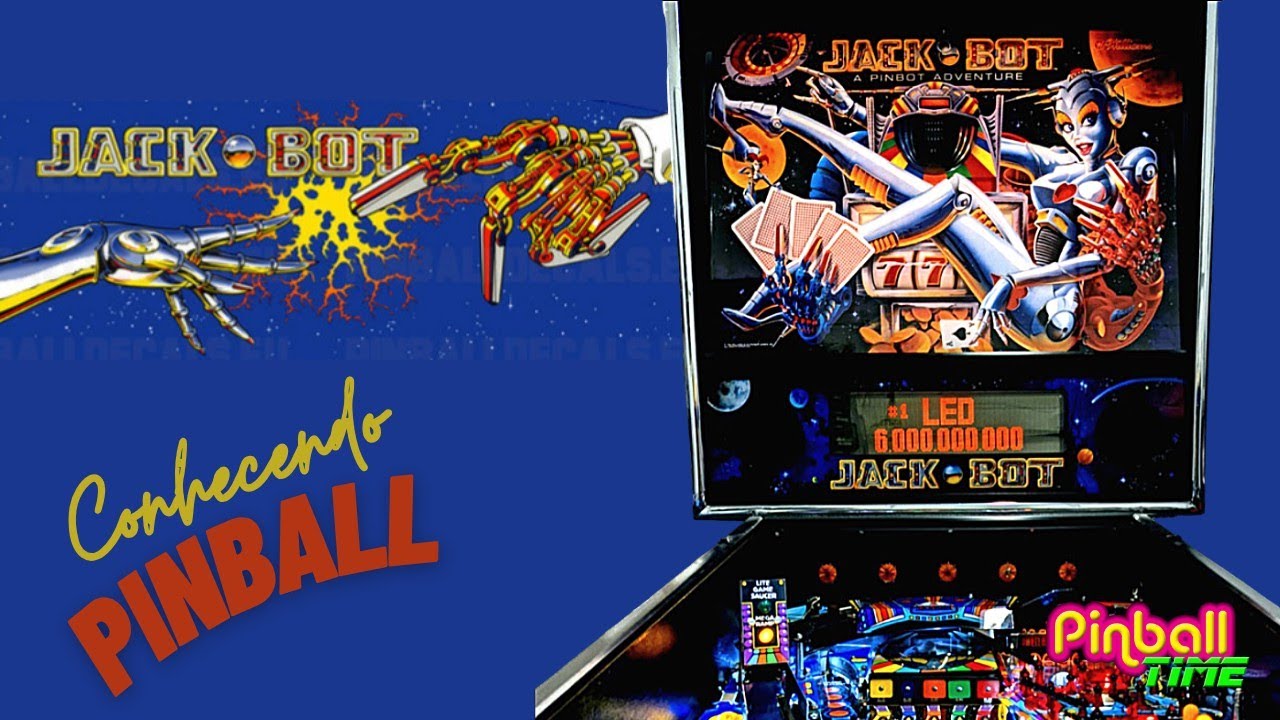 コ*リ様 Williams jackbot ピンボール台上部スクリーン Pinball JACK-BOT - Williams Pinball - YouTube
