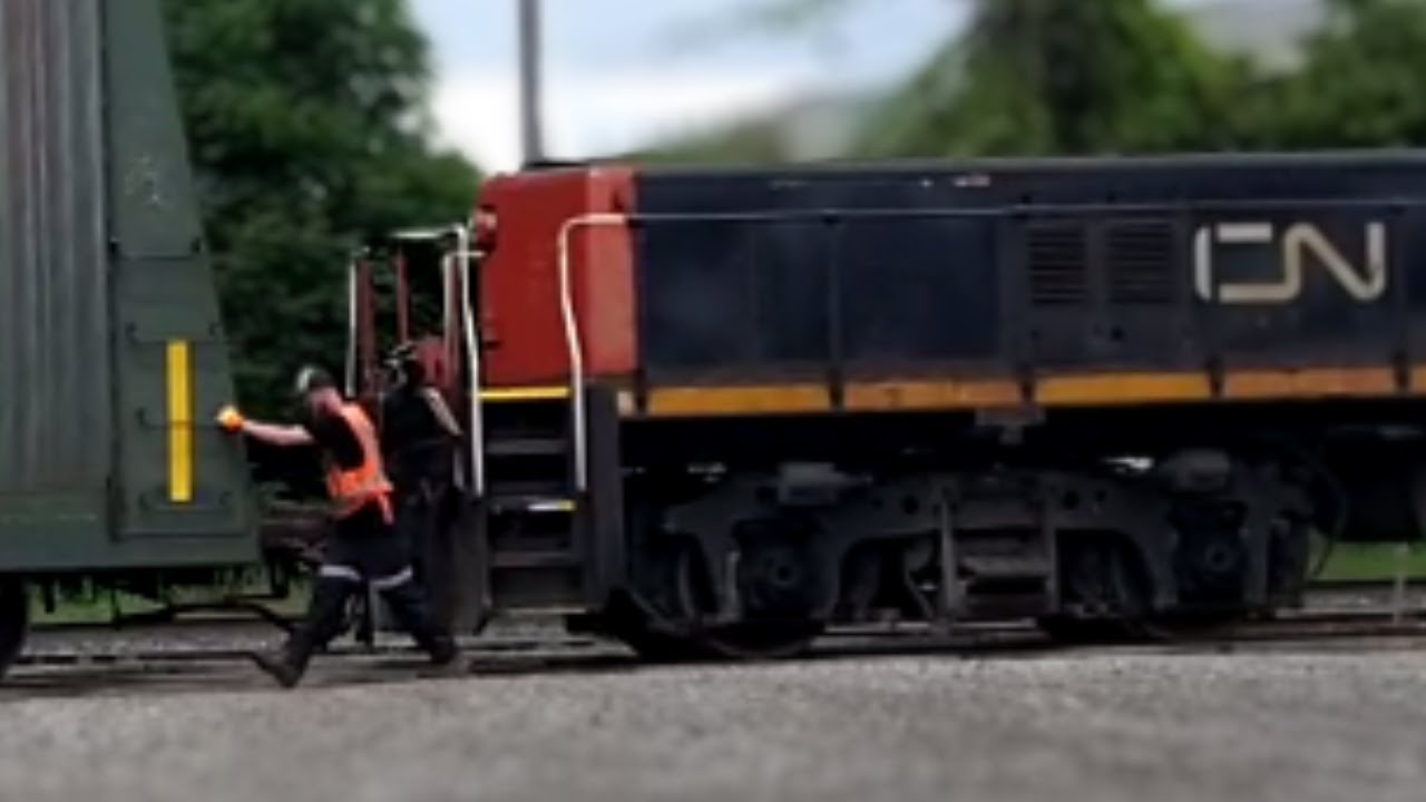 Train yard Slug, kicking cars & more fun! WATCH!