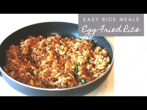 EGG FRIED RICE|अंडा फ़्राइड राइस|LEFTOVER RICE RECIPES